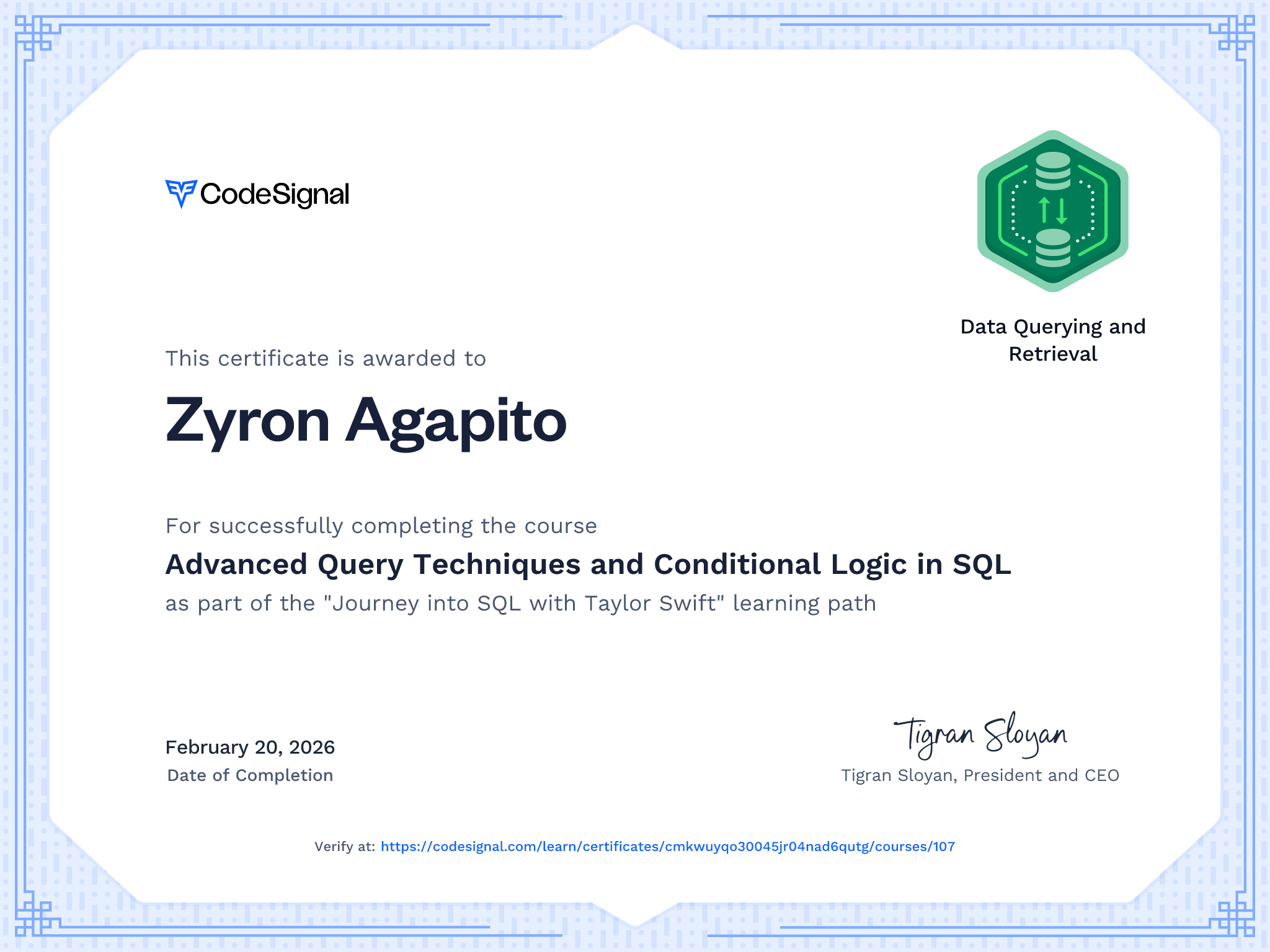 Certificate 4